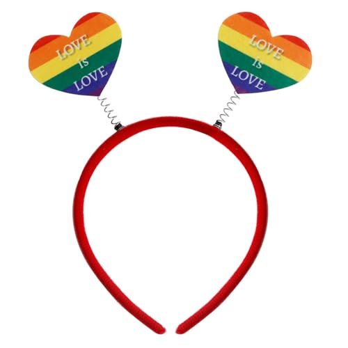 Wayfadacc Buntes Herz-Design-Stirnband für Damen und Kinder, Festival-Haarband, Kostüm, Haarzubehör für Partys und den täglichen Gebrauch Wayfadacc Buntes Herz-Design-Stirnband für Damen und Kinder, Festival-Haarband, Kostüm, Haarzubehör für Partys und den täglichen Gebrauch von Wayfadacc