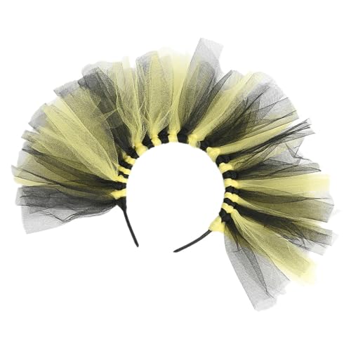 Wayfadacc Buntes Tüll-Stirnband, Kostüm-Haarschmuck, modisches Haarteil für Motto-Party, Kostüm und Festival-Feiern Wayfadacc Buntes Tüll-Stirnband, Kostüm-Haarschmuck, modisches Haarteil für Motto-Party, Kostüm und Festival-Feiern von Wayfadacc