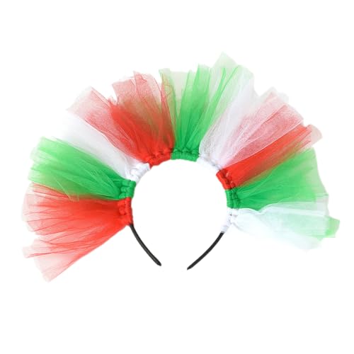 Wayfadacc Buntes Tüll-Stirnband, Kostüm-Haarschmuck, modisches Haarteil für Motto-Party, Kostüm und Festival-Feiern Wayfadacc Buntes Tüll-Stirnband, Kostüm-Haarschmuck, modisches Haarteil für Motto-Party, Kostüm und Festival-Feiern von Wayfadacc
