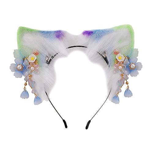 Wayfadacc Chinesischer Stil Kätzchen Ohrform Haar Hoop Mit Dekors Haarhalter Cosplay Party Kopfbedeckung Für Teenager Erwachsener Wayfadacc Chinesischer Stil Kätzchen Ohrform Haar Hoop Mit Dekors Haarhalter Cosplay Party Kopfbedeckung Für Teenager Erwachsener von Wayfadacc