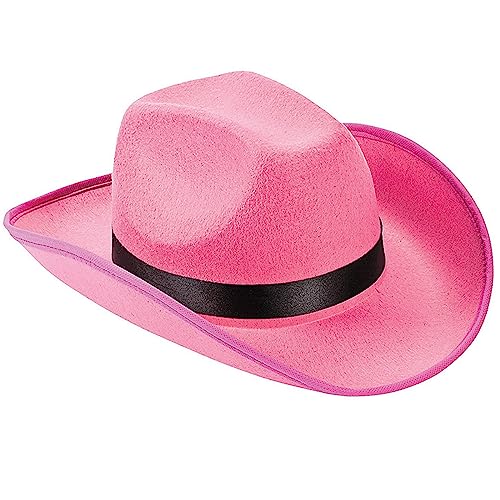 Wayfadacc Cowboyhut mit Band, multifunktional, Party, dekoratives Ornament für Damen, Erwachsene, weibliches Kostüm, Cosplay von Wayfadacc
