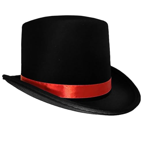 Wayfadacc Eleganter Hut mit Schleife für Halloween und Theatergebrauch, Themenfeier, Bühnenauftritte Wayfadacc Eleganter Hut mit Schleife für Halloween und Theatergebrauch, Themenfeier, Bühnenauftritte von Wayfadacc