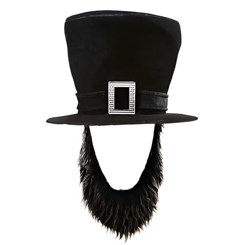 Wayfadacc Eleganter Piratenkostüm-Hut mit abnehmbarem Bart Halloween-Party-Accessoire, geeignet für Erwachsene, 54–58 cm Kopfumfang Wayfadacc Eleganter Piratenkostüm-Hut mit abnehmbarem Bart Halloween-Party-Accessoire, geeignet für Erwachsene, 54–58 cm Kopfumfang von Wayfadacc