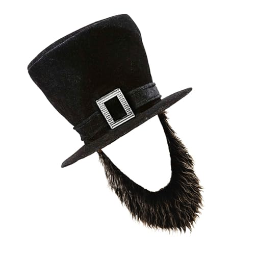Wayfadacc Eleganter Piratenkostüm-Hut mit abnehmbarem Bart Halloween-Party-Accessoire, geeignet für Erwachsene, 55–60 cm Kopfumfang Wayfadacc Eleganter Piratenkostüm-Hut mit abnehmbarem Bart Halloween-Party-Accessoire, geeignet für Erwachsene, 55–60 cm Kopfumfang von Wayfadacc