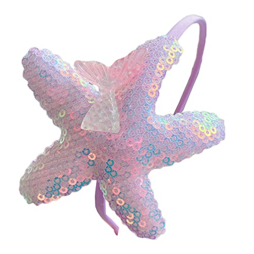 Wayfadacc Fairy Party Stirnband Seestarfish Hair Hoop Für Geburtstag Hochzeit Prinzessin Cosplay Für Mädchen Show Bühne Kostüm von Wayfadacc