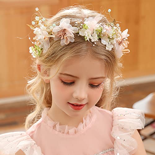 Wayfadacc Geburtstag Blumenmädchen Prinzessin Kopf Hoop für Mädchen Show Kostüm Brautkranz Kopf Hoop Foto Requisiten Wayfadacc Geburtstag Blumenmädchen Prinzessin Kopf Hoop für Mädchen Show Kostüm Brautkranz Kopf Hoop Foto Requisiten von Wayfadacc