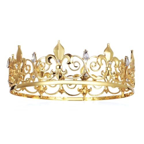 Wayfadacc Haarreifen für Mädchen, Abschlussballverkleidungen für Königin, Geburtstag, Stirnband, Foto-Requisiten, elegantes Kostüm-Zubehör von Wayfadacc
