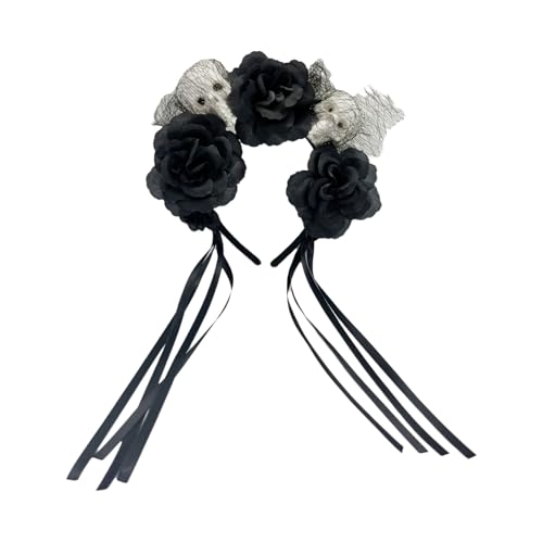 Wayfadacc Halloween-Stirnbänder, Gothic-Stil, Kostüm, Kopfschmuck, modische Party-Kopfbedeckung für Kostümpartys von Wayfadacc