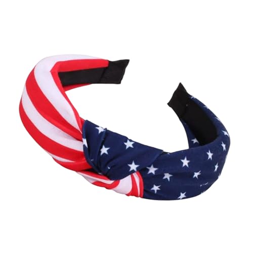 Wayfadacc Julycostume Stirnbänder für Damen und Streifen Haarschmuck Rot Weiß Blau Stoff Stern Flagge Thema Wayfadacc Julycostume Stirnbänder für Damen und Streifen Haarschmuck Rot Weiß Blau Stoff Stern Flagge Thema von Wayfadacc