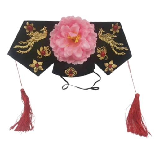 Wayfadacc Klassische königliche Kaiserin Kappen für Damen, Vintage-Stil, chinesisches Kostüm, Hut, Haarband, traditionelles Kostüm, königlicher Hut für Damen von Wayfadacc