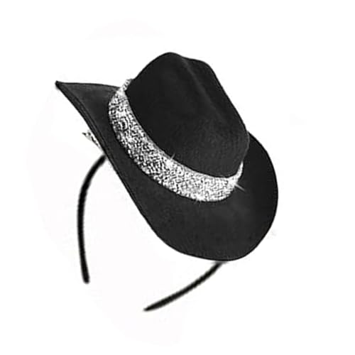 Wayfadacc Kleine Cowgirl-Haarnadeln mit Glitzer für Western-Mottopartys, Cosplay-Zubehör Wayfadacc Kleine Cowgirl-Haarnadeln mit Glitzer für Western-Mottopartys, Cosplay-Zubehör von Wayfadacc