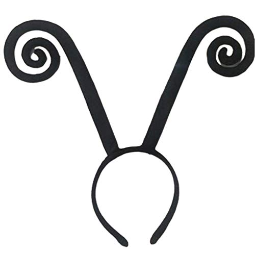Wayfadacc Langes Antennen-Stirnband für Erwachsene und Kinder, schwarz, für Halloween Wayfadacc Langes Antennen-Stirnband für Erwachsene und Kinder, schwarz, für Halloween von Wayfadacc