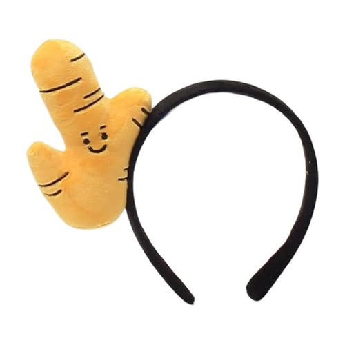 Wayfadacc Lustiges Haarband in Gemüseform, Cartoon-Chili-Ingwer-Design, weiches Haar-Accessoire für Cosplay, Party, Feier, Requisiten Wayfadacc Lustiges Haarband in Gemüseform, Cartoon-Chili-Ingwer-Design, weiches Haar-Accessoire für Cosplay, Party, Feier, Requisiten von Wayfadacc