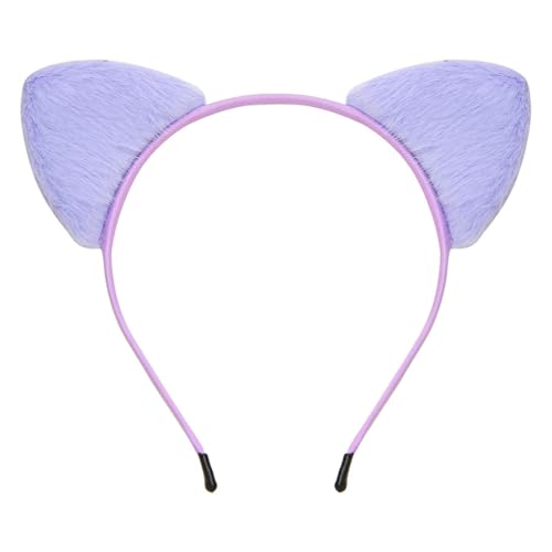Wayfadacc Niedlicher Katzenohr-Kopfschmuck für Kinder, Halloween, Cosplay, Stirnbänder für Partys oder den Alltag von Wayfadacc