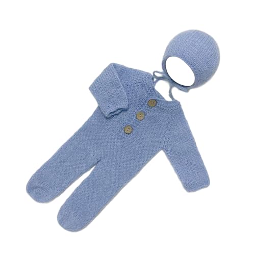 Wayfadacc Säuglingskleidungsfoto Kostüm Weiche Und Atmungsaktive Strickstrampler Langarmer Kleidung Mit Für Verschiedene Anlass Babyparty Geschenk von Wayfadacc