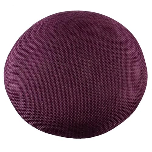 Wayfadacc Sinamay Fascinator, 15 cm, Hutsockel, Bastelzubehör, Cocktail-Party, Hutsockel von Wayfadacc