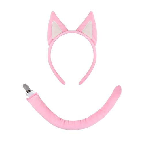 Wayfadacc Stilvolle Plüsch Tierstirnbänder Schwanzfun Ohren Kopfstücke Cosplay Für Kinderpartys Und Erwachsenenfeierlichkeiten Wayfadacc Stilvolle Plüsch Tierstirnbänder Schwanzfun Ohren Kopfstücke Cosplay Für Kinderpartys Und Erwachsenenfeierlichkeiten von Wayfadacc