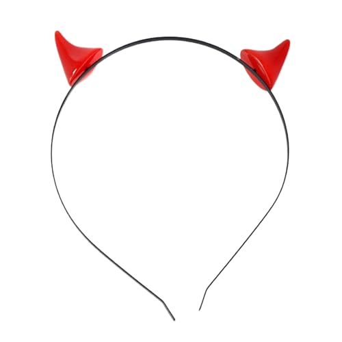 Wayfadacc Teufelshorn-Stirnband, Haarspange für Halloween-Kostüm, Cosplay-Party, Kopfschmuck, Bühnenshows, Verkleidungen, Kopfschmuck Wayfadacc Teufelshorn-Stirnband, Haarspange für Halloween-Kostüm, Cosplay-Party, Kopfschmuck, Bühnenshows, Verkleidungen, Kopfschmuck von Wayfadacc