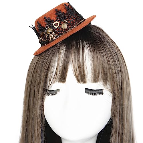 Wayfadacc Uni Zylinder Industrial Age Gothic Billycock Cosplay für ComicCon Party Zubehör Industrial Age Zylinder Wayfadacc Uni Zylinder Industrial Age Gothic Billycock Cosplay für ComicCon Party Zubehör Industrial Age Zylinder von Wayfadacc