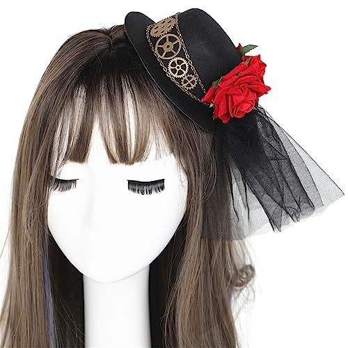 Wayfadacc Uni Zylinder Industrial Age Gothic Billycock Cosplay für ComicCon Party Zubehör Industrial Age Zylinder Wayfadacc Uni Zylinder Industrial Age Gothic Billycock Cosplay für ComicCon Party Zubehör Industrial Age Zylinder von Wayfadacc