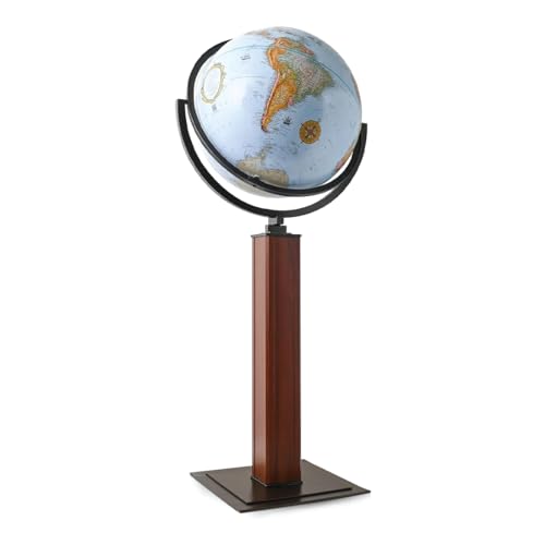 Landen Globe Globe, 40,6 cm Durchmesser, freistehend, Blau von Waypoint Geographic