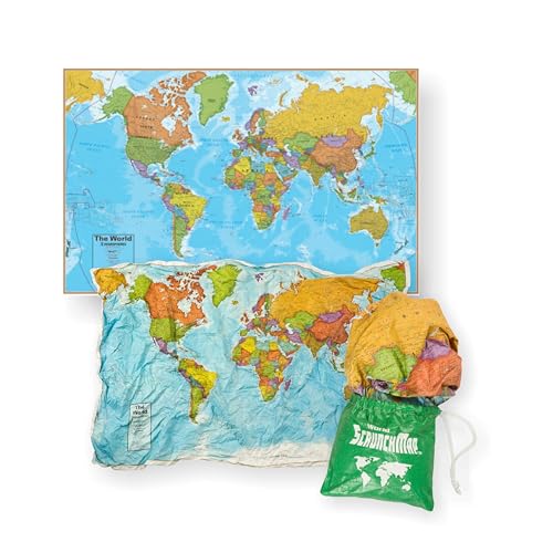 World Scrunch Map by ROUND WORLD PRODUCTS von Waypoint Geographic