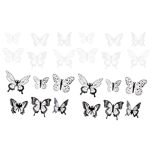 Muttertag Schmetterling Kuchen -Topper Schwarz weißer Schmetterling Kuchen -Dekoration Personalisierter Cupcake Topper für Partyzubehör 24PCS Muttertag Schmetterling Kuchen -Topper Schwarz weißer Schmetterling Kuchen -Dekoration Personalisierter Cupcake Topper für Partyzubehör 24PCS von Wbaioluy