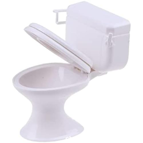 Wbaioluy 5X Vintage Dollhouse Möbel Badezimmer Toilette Miniatur Spielzeug Puppenzubehör von Wbaioluy