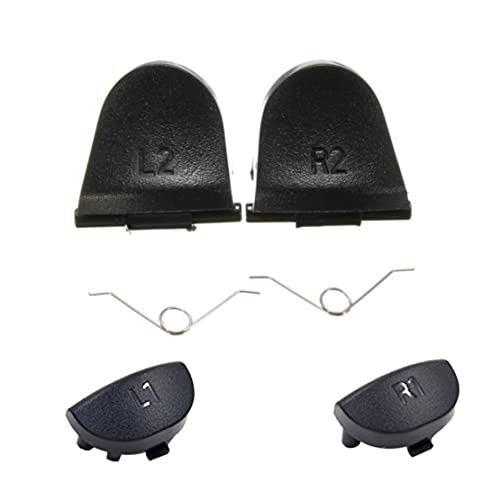 Wbaioluy Controller -Ersatzteile L1 L2 R1 R2 -Taste 2 Federn Schwarz Controller Ersatzzubehör 6PCSPS4 Teile Wbaioluy Controller -Ersatzteile L1 L2 R1 R2 -Taste 2 Federn Schwarz Controller Ersatzzubehör 6PCSPS4 Teile von Wbaioluy