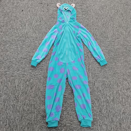 Wbesty Blue Monster Kostüm für Kinder Pelzige Onesie Monster Cosplay Halloween & Weihnachten Kinder Tier Onesie Pyjamas Kostüm von Wbesty