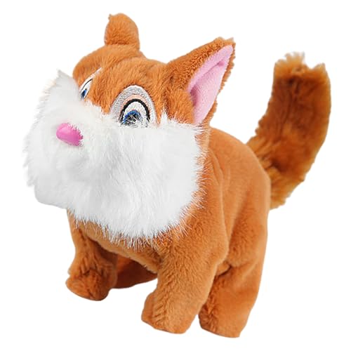 Interaktives Eichhörnchenspielzeug, Eichhörnchengefüllter Tier, elektrische Plüschpuppe für Kinder, weiches Kuscheldesign, einfacher Start, 19x8x15,5 cm, für Schlafzimmer, Spielzimmer, Reisen, Geben Interaktives Eichhörnchenspielzeug, Eichhörnchengefüllter Tier, elektrische Plüschpuppe für Kinder, weiches Kuscheldesign, einfacher Start, 19x8x15,5 cm, für Schlafzimmer, Spielzimmer, Reisen, Geben von Wcybym