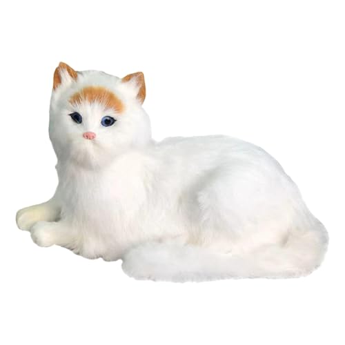 Kätzchen ausgestopfte Plüsch, gemütliche Katzen-Kuschelspielzeug, Ultra-Soft plush, dekorative Tierverzierungen, liebenswerte Schlafenszeitfreundin, realistisches Design, 11 x 7 Zoll, ideal für Zuha Kätzchen ausgestopfte Plüsch, gemütliche Katzen-Kuschelspielzeug, Ultra-Soft plush, dekorative Tierverzierungen, liebenswerte Schlafenszeitfreundin, realistisches Design, 11 x 7 Zoll, ideal für Zuha von Wcybym