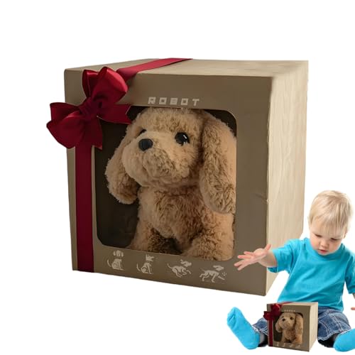 Mein realistischer Roboterpuppy, interaktiver Welpe -Plüsch -Haustier, Elektrospielzeug Haustier, wandelnes Bellschwanz -Wagging -Aktion, weiches Stofftier, 13x10 cm, tun Sie das Spielen von Home -Cla Mein realistischer Roboterpuppy, interaktiver Welpe -Plüsch -Haustier, Elektrospielzeug Haustier, wandelnes Bellschwanz -Wagging -Aktion, weiches Stofftier, 13x10 cm, tun Sie das Spielen von Home -Cla von Wcybym