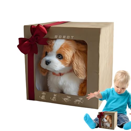 Mein realistischer Roboterpuppy, interaktiver Welpe -Plüsch -Haustier, Elektrospielzeug Haustier, wandelnes Bellschwanz -Wagging -Aktion, weiches Stofftier, 13x10 cm, tun Sie das Spielen von Home -Cla Mein realistischer Roboterpuppy, interaktiver Welpe -Plüsch -Haustier, Elektrospielzeug Haustier, wandelnes Bellschwanz -Wagging -Aktion, weiches Stofftier, 13x10 cm, tun Sie das Spielen von Home -Cla von Wcybym