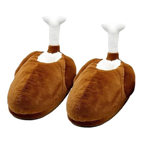 Plüsch-Truthahnbein-Hausschuhe, Thanksgiving-Tischdekoration, Tierbein-Plüschtier, Einzigartige Thanksgiving-Dekoration, Bequeme Und Gemütliche Passform, 30 X 25 Cm/11,81 X 9,84 Zoll Für Kinder, Fraue Plüsch-Truthahnbein-Hausschuhe, Thanksgiving-Tischdekoration, Tierbein-Plüschtier, Einzigartige Thanksgiving-Dekoration, Bequeme Und Gemütliche Passform, 30 X 25 Cm/11,81 X 9,84 Zoll Für Kinder, Fraue von Wcybym