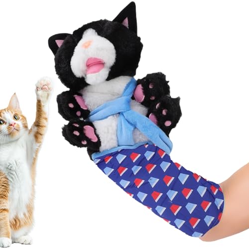 Puppet Wrestler, Interactive Cat Play-Handschuh, weiche Bissresistente Stoff, handgesteuerte Bewegung, 1PC für Schlafsäle, Häuser, Hinterhöfe, Adoptionsveranstaltungen, Wohnzimmer, Schlafzimmer Puppet Wrestler, Interactive Cat Play-Handschuh, weiche Bissresistente Stoff, handgesteuerte Bewegung, 1PC für Schlafsäle, Häuser, Hinterhöfe, Adoptionsveranstaltungen, Wohnzimmer, Schlafzimmer von Wcybym