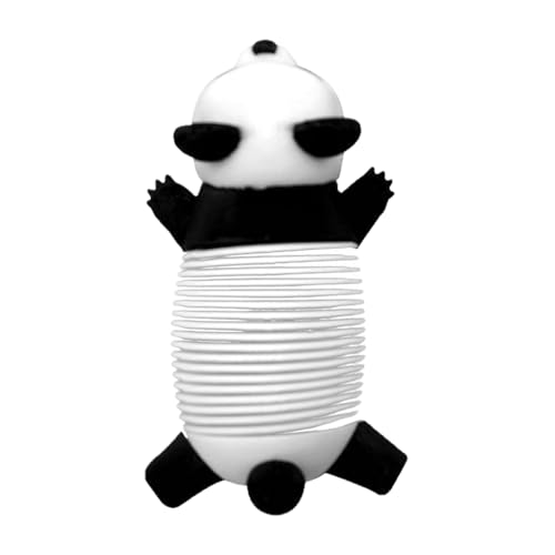 Spring Panda Stress Relief Toy, Tragbares 3D Spring Panda Sensorisches Spielzeug, Niedliche Desktop-Ornament, Mehrsexuelle Dekorative Ornament, 12,5 X 7,3 X 4 Cm Für Arbeit, Reisen, Nachttisch, Flugze Spring Panda Stress Relief Toy, Tragbares 3D Spring Panda Sensorisches Spielzeug, Niedliche Desktop-Ornament, Mehrsexuelle Dekorative Ornament, 12,5 X 7,3 X 4 Cm Für Arbeit, Reisen, Nachttisch, Flugze von Wcybym