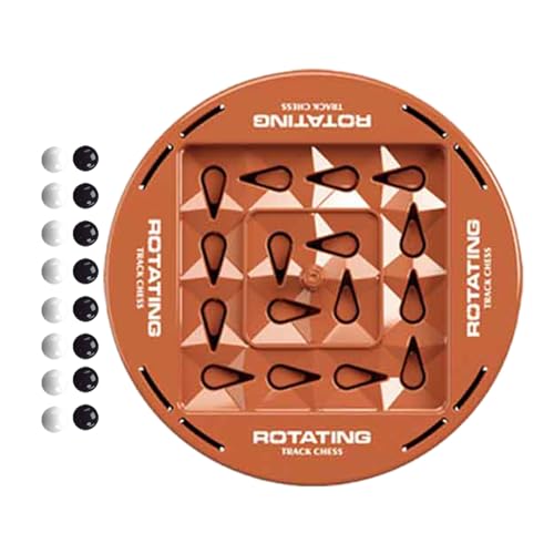 Track Logic Chessboard -Spiel, Rotierendes Logikspielzeug, Interaktives Familien -Tischspiel, Kreatives Track -Puzzle -Schach, Innovative Strategy Challenge, 20.5x20.5x4,5 Cm Für Kinder Erwachsene Fam Track Logic Chessboard -Spiel, Rotierendes Logikspielzeug, Interaktives Familien -Tischspiel, Kreatives Track -Puzzle -Schach, Innovative Strategy Challenge, 20.5x20.5x4,5 Cm Für Kinder Erwachsene Fam von Wcybym