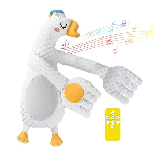 Wcybym Baby beruhigend und tätschelt Schlafartefakt, musikalisches Tierkissen, 3 Modi der Vibration Klang, weich interaktiv, 1 Stück, für Neugeborene, Eltern, Reisen, Bauchzeit, Kinderwagen, Autositz Wcybym Baby beruhigend und tätschelt Schlafartefakt, musikalisches Tierkissen, 3 Modi der Vibration Klang, weich interaktiv, 1 Stück, für Neugeborene, Eltern, Reisen, Bauchzeit, Kinderwagen, Autositz von Wcybym
