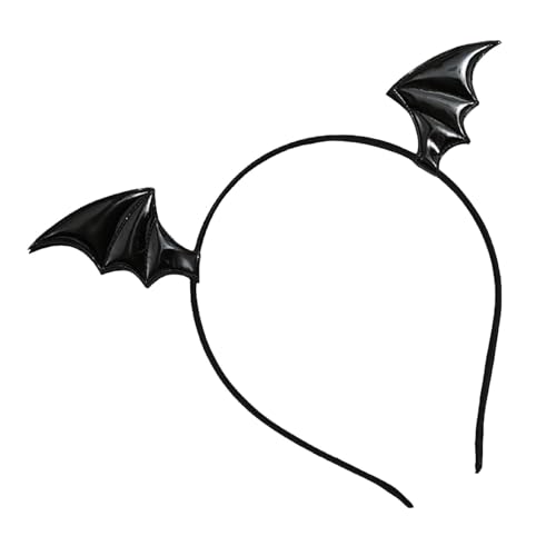 Wcybym Halloween Stirnband | Halloween Fledermausflügel Haarreifen | Lustiger und festlicher Fledermausflügel Haarschmuck | Entzückende dekorative Kopfbedeckung | Vielseitiges von Wcybym