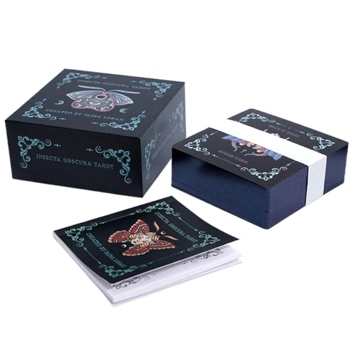 Wcybym Tarot -Deck -Set, Oracle Card Collection, Anfänger psychisches Werkzeug, intuitiver Symbol -Leitfaden, Hochglanzbeschichtete Finish, 1 Set, für Männer Frauen Jugendliche emotionale Entdeckung von Wcybym