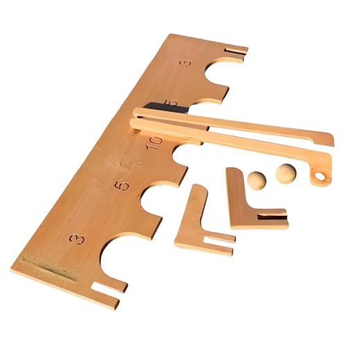 Wcybym Tragbares Minigolf, Golfkarneval-Set, Holzkugel-Kit, reisefreundliches, leichtes Design, 5+, 1 Kit, Innengarten-Gartenparty-Camping-Nutzung Wcybym Tragbares Minigolf, Golfkarneval-Set, Holzkugel-Kit, reisefreundliches, leichtes Design, 5+, 1 Kit, Innengarten-Gartenparty-Camping-Nutzung von Wcybym