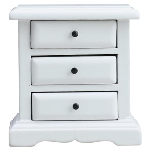 1/12 Skala White Dollhouses Nachttisch Realistische Miniaturnachtständer Für Kreative Puppenhouses Zeigen Zubehör Funktionale Puppenhäuser Schublade 1/12 Skala White Dollhouses Nachttisch Realistische Miniaturnachtständer Für Kreative Puppenhouses Zeigen Zubehör Funktionale Puppenhäuser Schublade von Wdbild