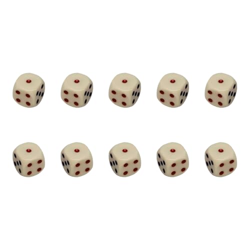 Wdbild 10pcs Mehrseitiges Tischspiel Dices Rollenspiele Acryl Round Corner Sechs Lehrwerkzeug Einfach Zu Verwenden Um Sechs Festgelegte Runde Ecke Zu Verwenden von Wdbild