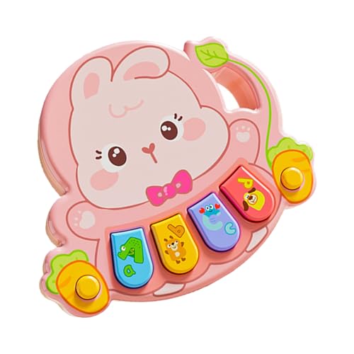 Baby First Piano Toy Cartoon Lerninstrument ABS Safe Multifunktionale Musikmodi Reisefreundliches Design Sound Lernen Spielzeug von Wdbild