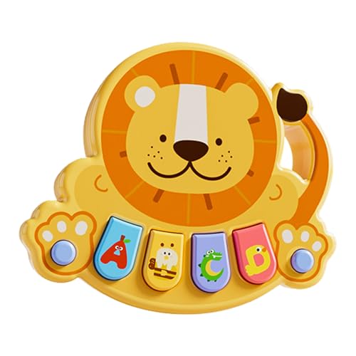 Baby First Piano Toy Cartoon Lerninstrument ABS Safe Multifunktionale Musikmodi Reisefreundliches Design Sound Lernen Spielzeug von Wdbild