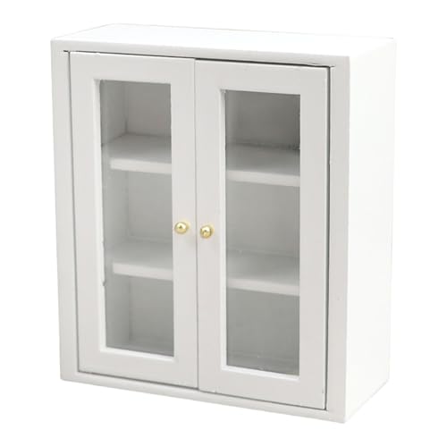 Wdbild Displayregal Für Doll House Kleine Holzbuchregal Modell Display Schrank 1:12 Model Spielzeuggirls Dollhouses Tun Play Dollhouses Playset Accessoires von Wdbild