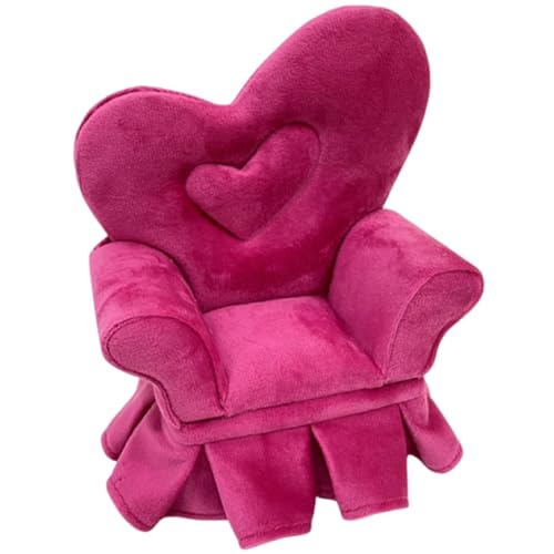 Dollhouses Sofa Accessoire 1/12 Skala Schmuck Organisatoren Und Ausstellung Realistischer Puppenhouses Möbel Velvet Dekore von Wdbild