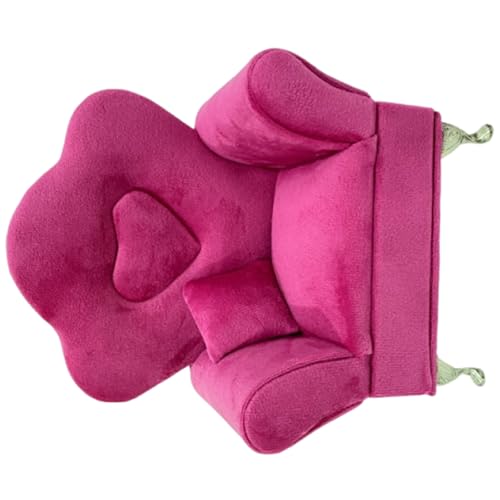 Wdbild Dollhouses Sofa Accessoire 1/12 Skala Schmuck Organisatoren Und Ausstellung Realistischer Puppenhouses Möbel Velvet Dekore von Wdbild