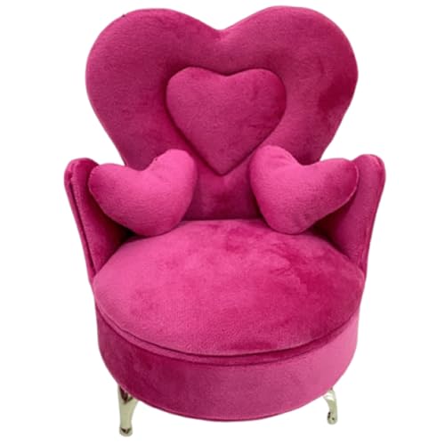 Wdbild Dollhouses Sofa Accessoire 1/12 Skala Schmuck Organisatoren Und Ausstellung Realistischer Puppenhouses Möbel Velvet Dekore von Wdbild